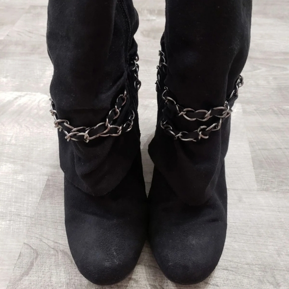 👢Apt.9 Faux Suede Boots Size 7 M Wedges👢 - Picture 6 of 9